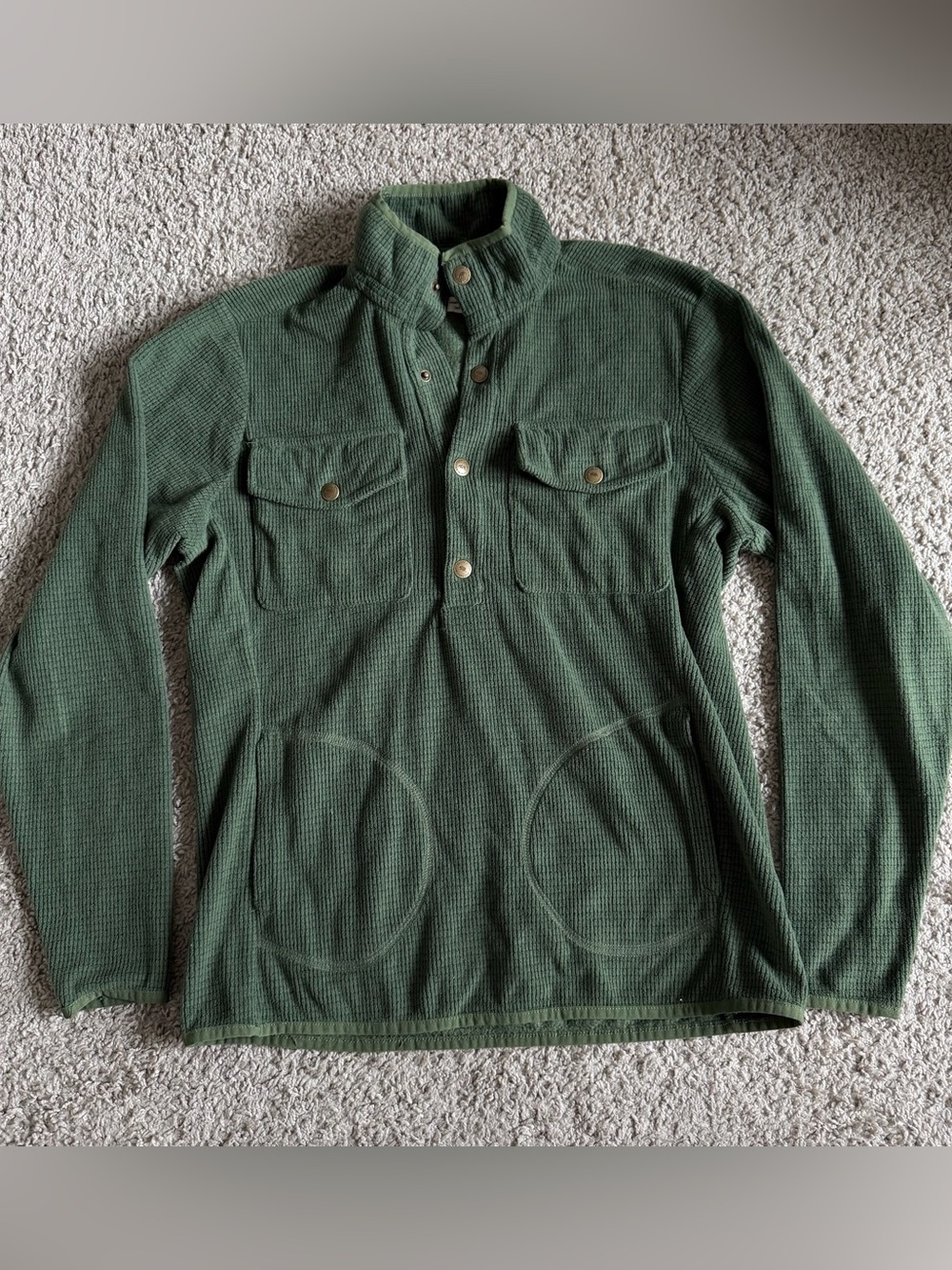 Taylor Stitch Quarter Button The Pack Pullover Sweater